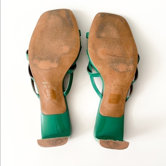 L'INTERVALLE Kelly Green Strappy block heel - Picture 8 of 11